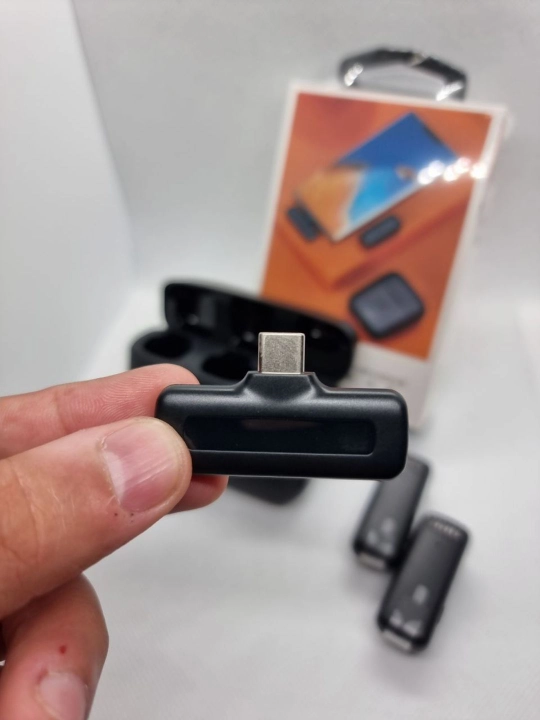 Simsiz petlichka mikrofon telefon uchun, iPhone va Android uchun, AAA