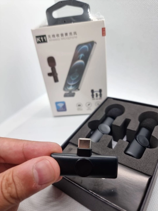 Simsiz petlichka mikrofon telefon uchun, iPhone va Android uchun, AAA