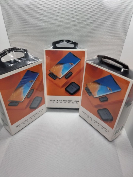 Simsiz petlichka mikrofon telefon uchun, iPhone va Android uchun, AAA