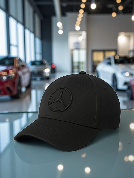 Кепка с логотипом MercedesBenz  спортивный, повседневный стиль универсальный головной убор - 
