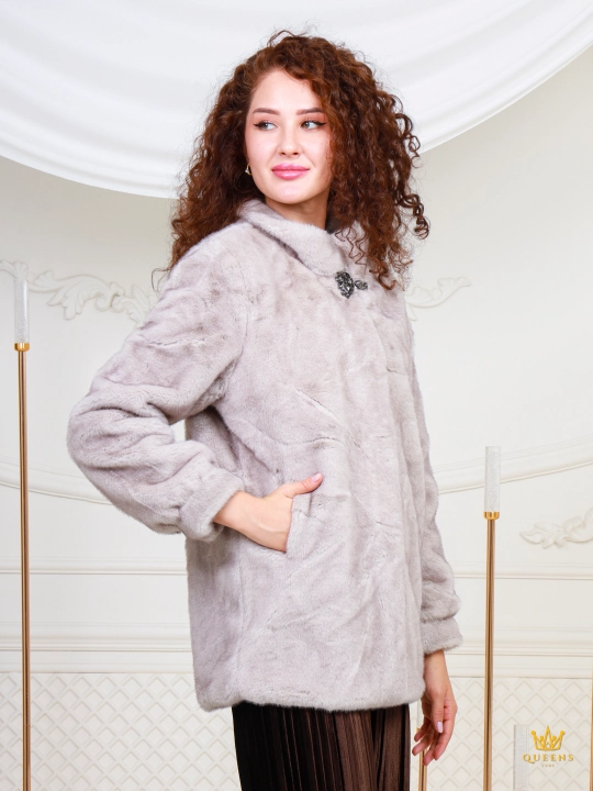 Shuba, Ayollar qishki paltosi uzun va kalta, eko norka 4хl gacha