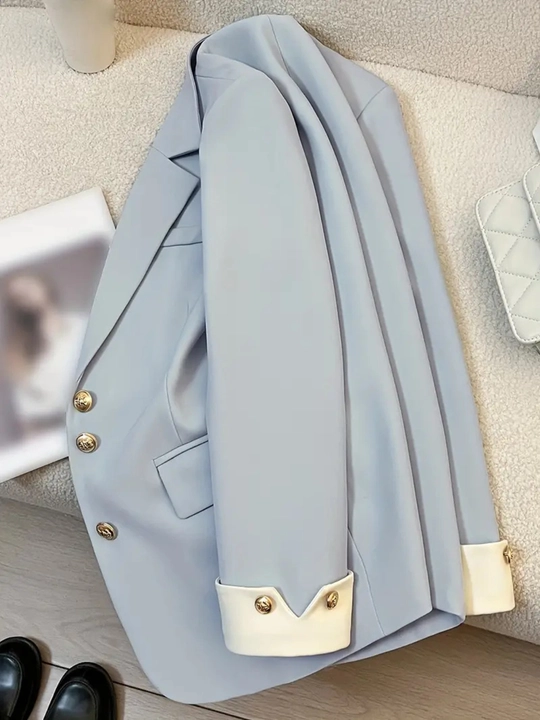 Ayollar klassik pidjagi - ishbilarmonlik va kundalik ko‘rinish uchun zamonaviy ofis blazer