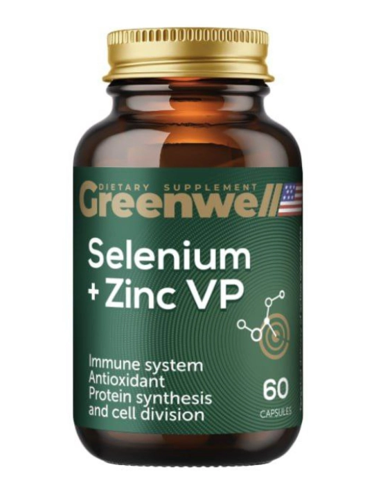 Greenwell Selenium + Zinc VP – kuchli immun himoya va antioksidant yordam - 