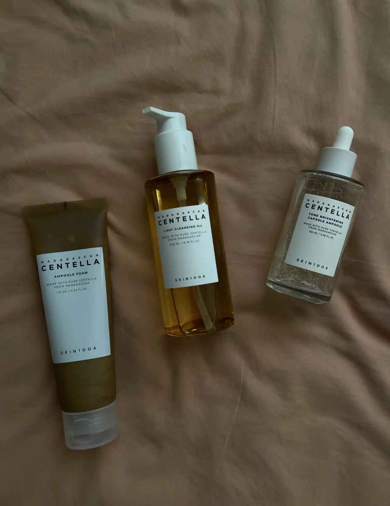 Ikki bosqichli tozalash to'plami, SKIN1004, Madagascar Centella, Double cleansing duo