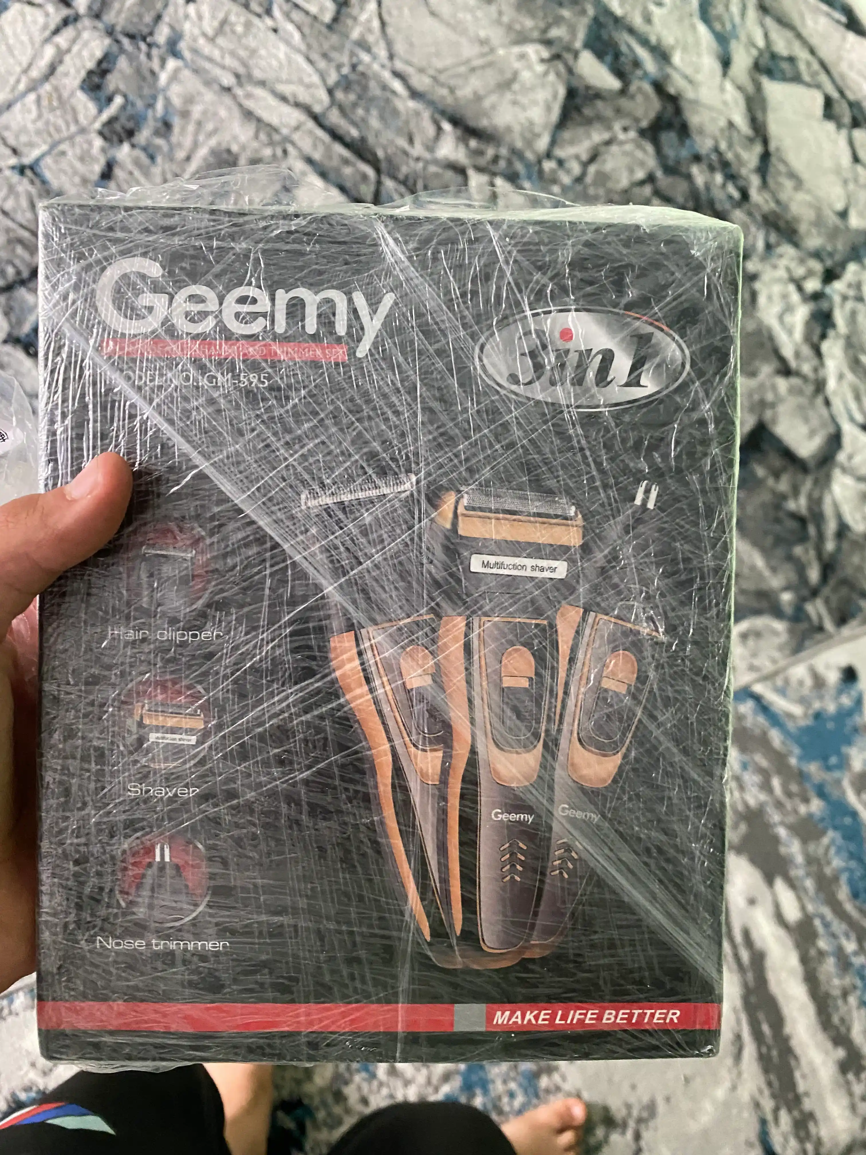 Электробритва для триммера для бороды и усов Geemy GM