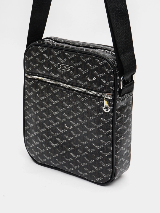 Мужская сумка через плечо (кросс-боди) в премиальном стиле Goyard