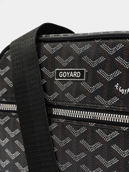 Мужская сумка через плечо (кросс-боди) в премиальном стиле Goyard