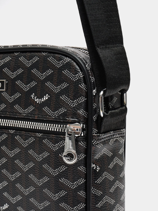 Мужская сумка через плечо (кросс-боди) в премиальном стиле Goyard