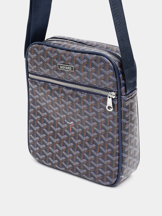 Мужская сумка через плечо (кросс-боди) в премиальном стиле Goyard