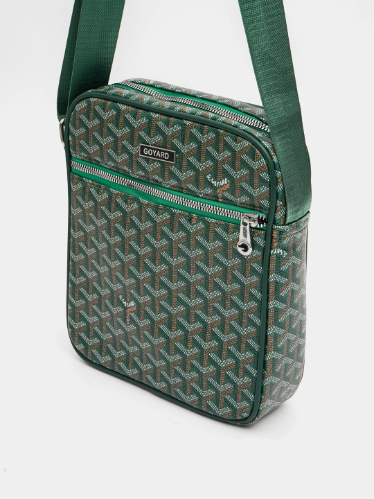Мужская сумка через плечо (кросс-боди) в премиальном стиле Goyard