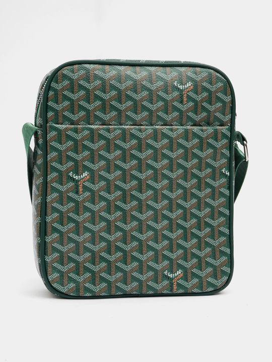 Мужская сумка через плечо (кросс-боди) в премиальном стиле Goyard