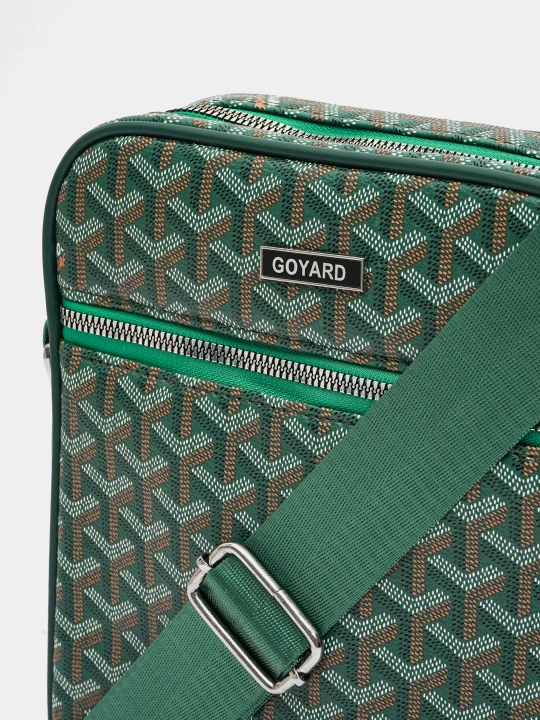 Мужская сумка через плечо (кросс-боди) в премиальном стиле Goyard