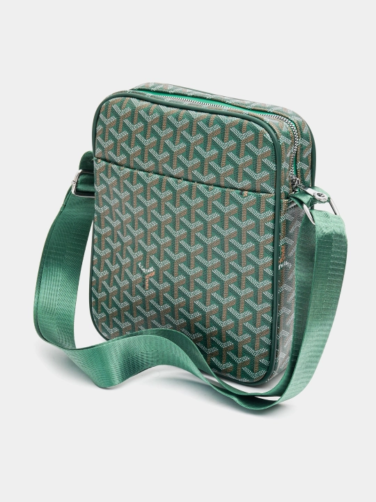 Мужская сумка через плечо (кросс-боди) в премиальном стиле Goyard