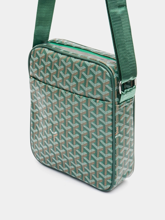 Мужская сумка через плечо (кросс-боди) в премиальном стиле Goyard