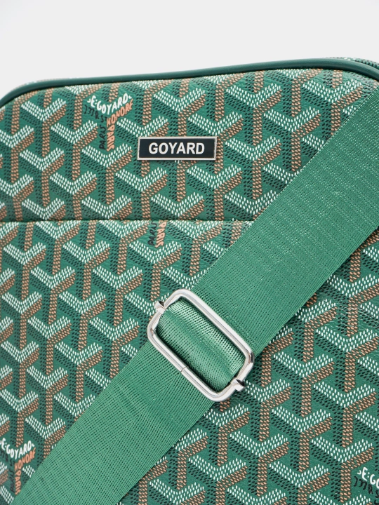 Мужская сумка через плечо (кросс-боди) в премиальном стиле Goyard