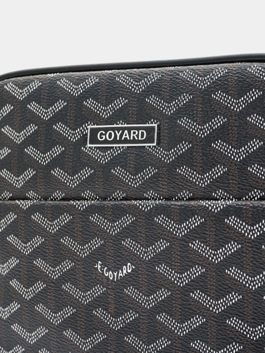Мужская сумка через плечо (кросс-боди) в премиальном стиле Goyard