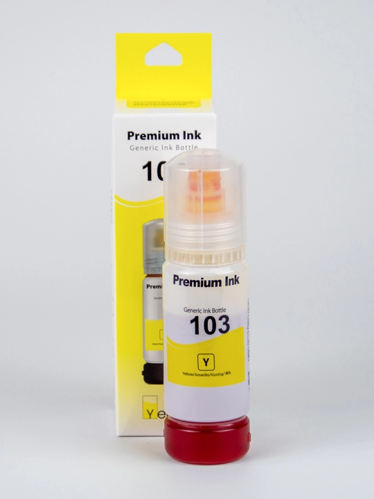 Suvda eruvchan siyoh Dye Ink 103 Yellow Epson L1210, 3200, 3250, 5190 printerlari uchun - 