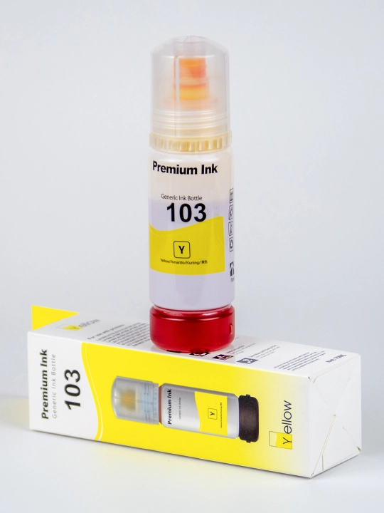 Suvda eruvchan siyoh Dye Ink 103 Yellow Epson L1210, 3200, 3250, 5190 printerlari uchun
