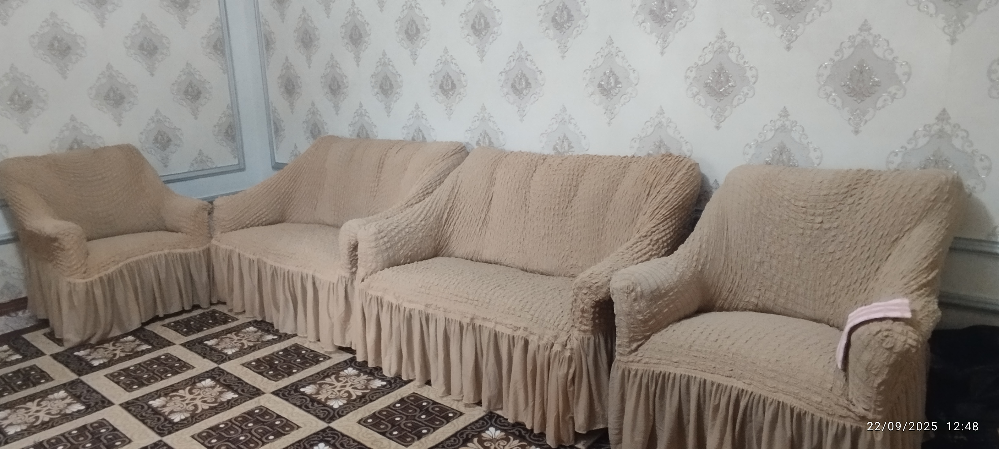 Divan va kreslolar uchun universal g‘ilof UniCase&Beauty