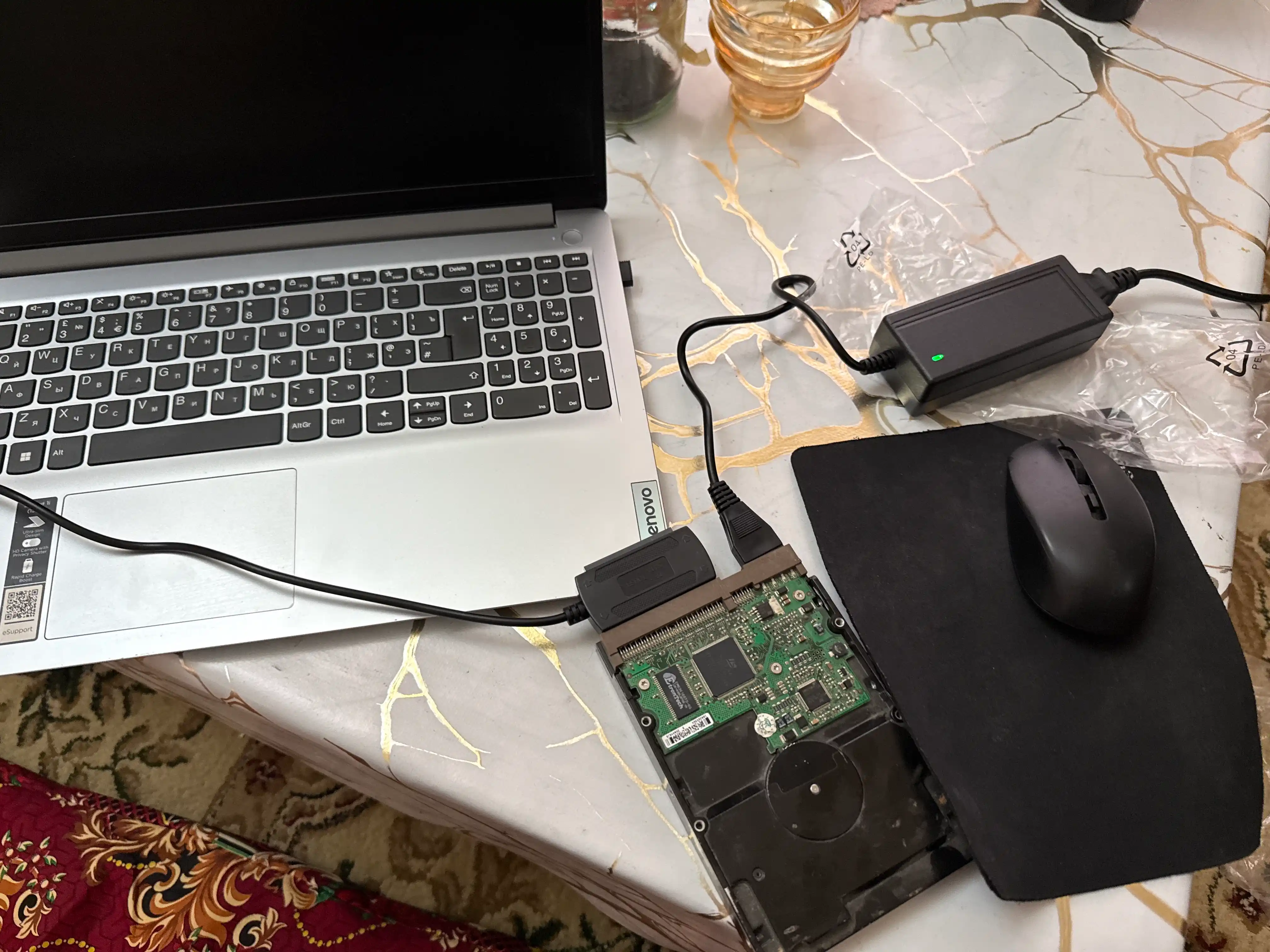 Adapter-perexodnik HDD SATA/IDE USB 2.0 
