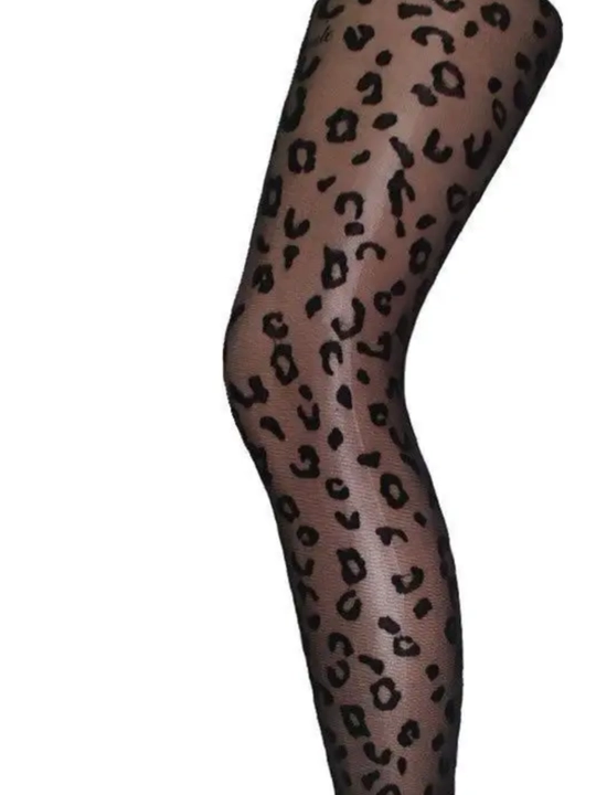Leopard naqshli kapron kolgotkilar, o'lchamlari 42-48