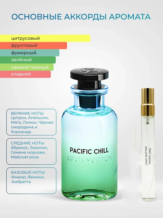 Pacific Chill, erkaklar uchun atir, louis vuitton pacific chill, 10 ml