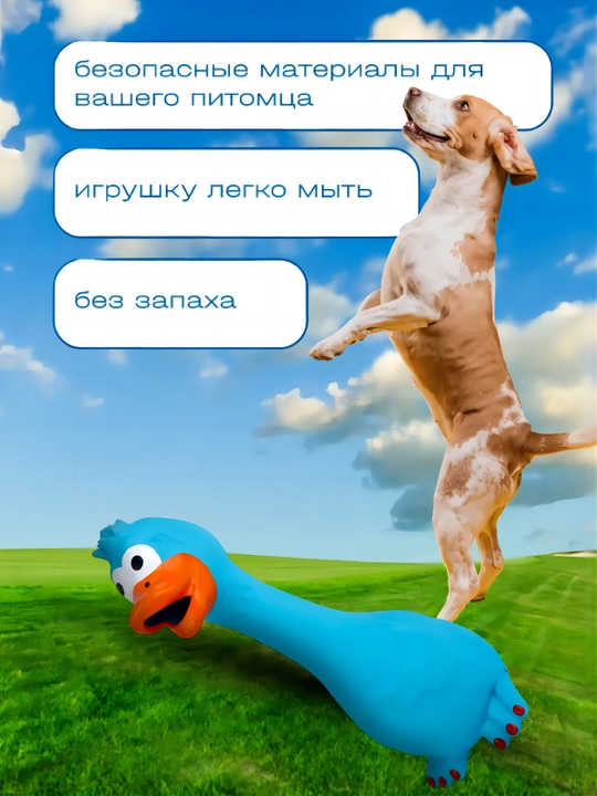 Игрушка для собак жевательная, игрушка-пищалка,резиновая игрушка