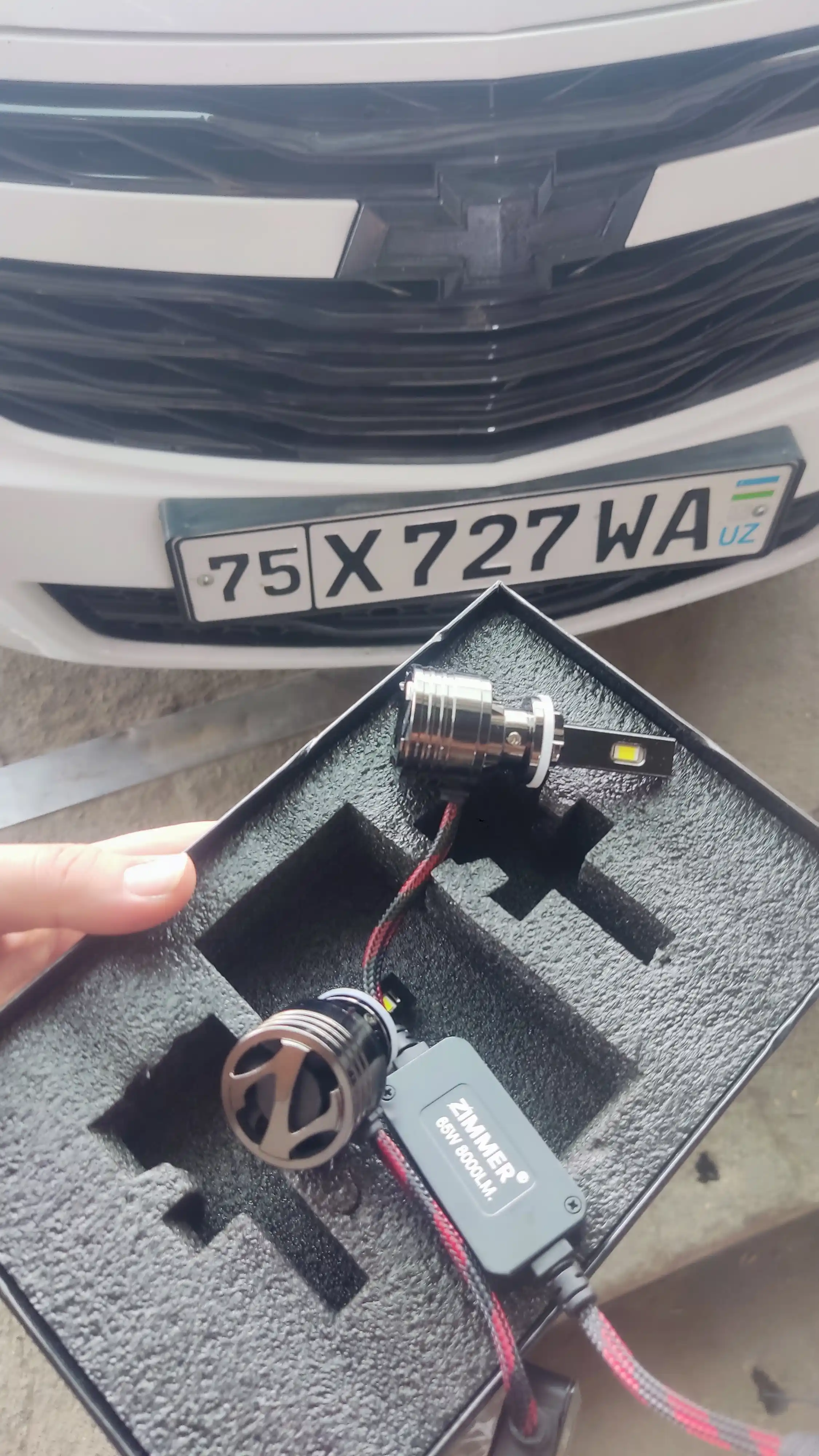 Zimmer LED lampalar E8 PRO va E9 PRO, uzoq va past nur, faralar, tumanga qarshi faralar