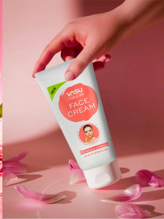 Крем для лица Vasu Face Cream 60 мл увлажняющий и питательный для всех типов кожи