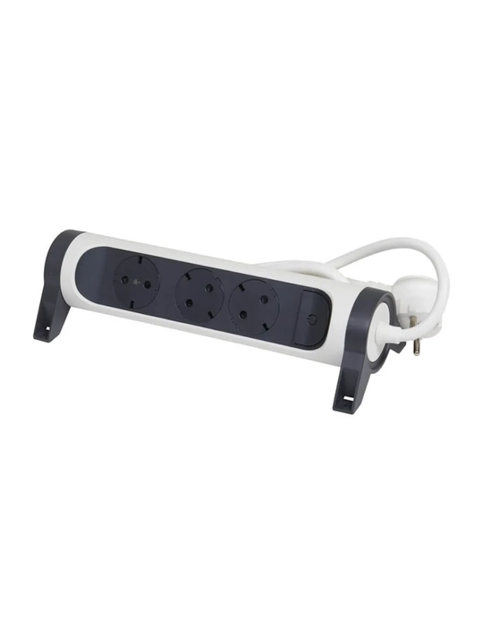 Удлинитель Legrand  3x2К+3, поворотный, кабель 3 м LG 694535