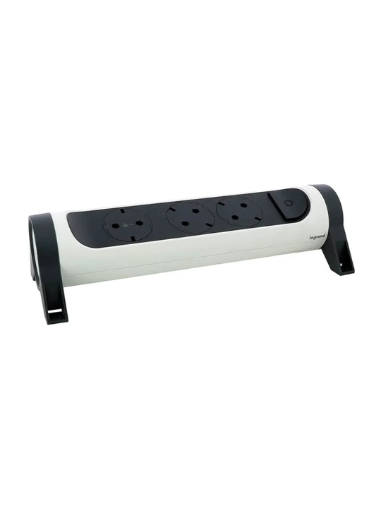Удлинитель Legrand 3х2К+3 розетки 16А поворотный без кабеля LG 694543