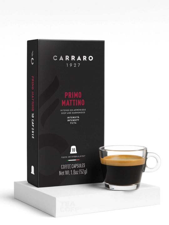 Кофе в капсулах Carraro Primo Mattino (Nespresso), 52 г (10 капсул) - 