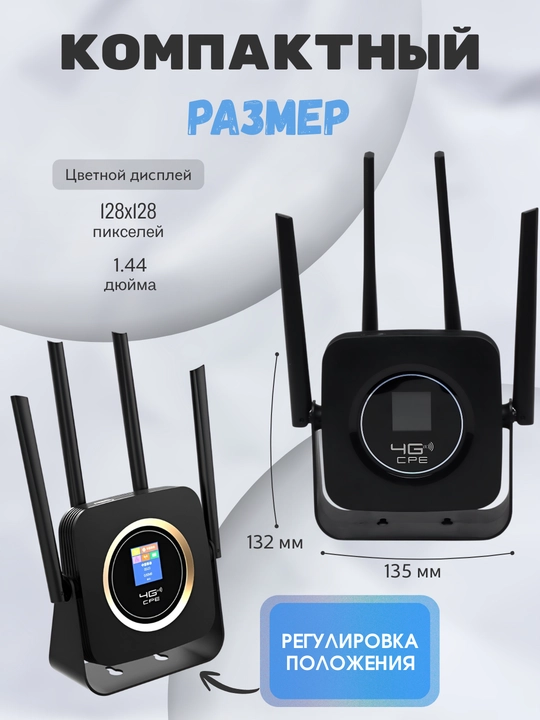 Wi-Fi роутер CPE, 4G, 5G, с сим-картой