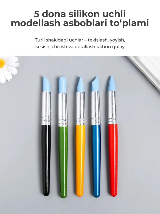 Plastilin va loydan yasalgan steklar to‘plami
