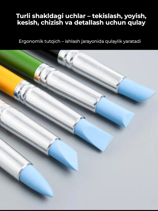 Plastilin va loydan yasalgan steklar to‘plami
