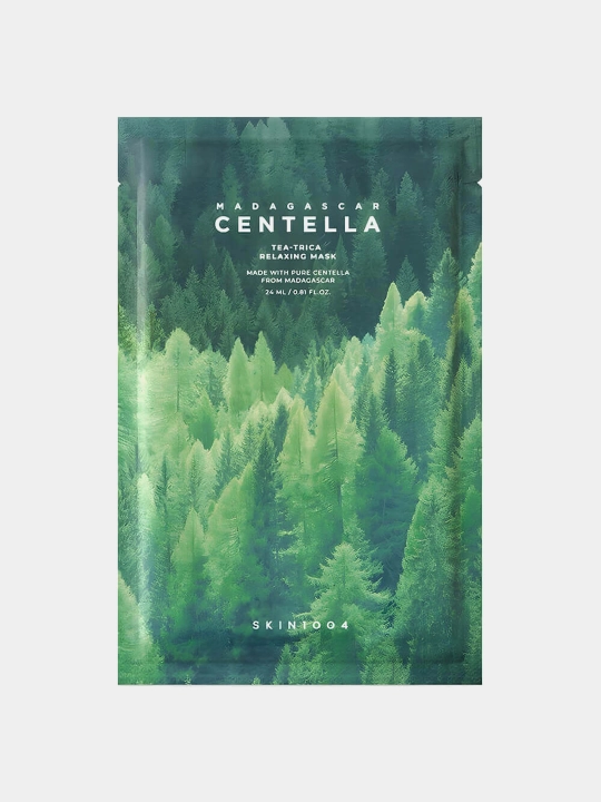 Маска для проблемной кожи с акне SKIN1004 Madagascar Centella Tea-Trica Relaxing Mask - 