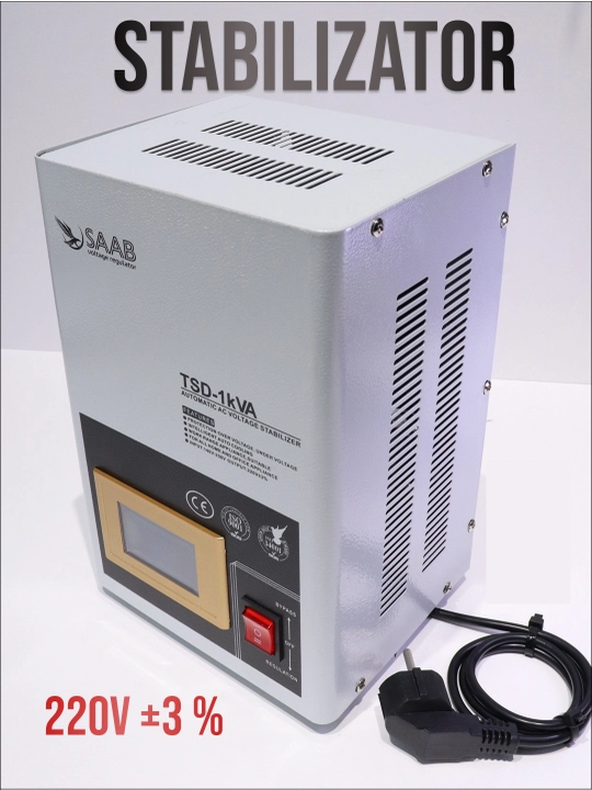 Kuchlanish stabilizatori SAAB 1KVA, 2KVA, 3KVA, laterniy