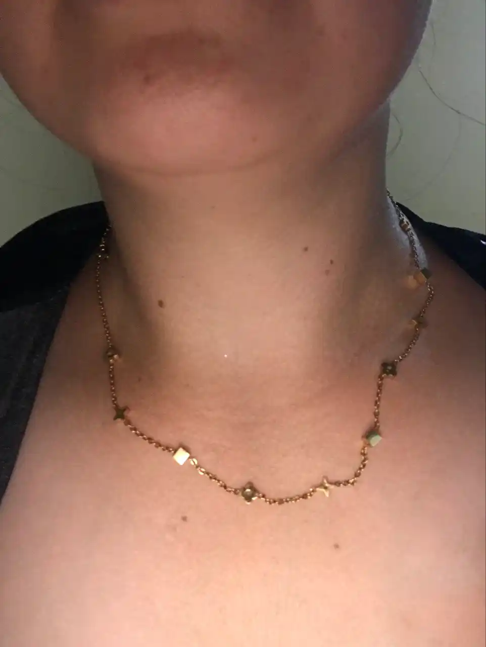 Ayollar va qizlar uchun ayollar zanjiri, minimalistik bezak, bo‘yin zanjiri, Van Cleef