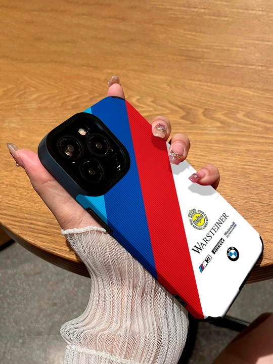 IPhone 11/12/13/14/15/16 Pro, Pro Max - BMW, Mercedes va Porsche logotip silikon chexollar 