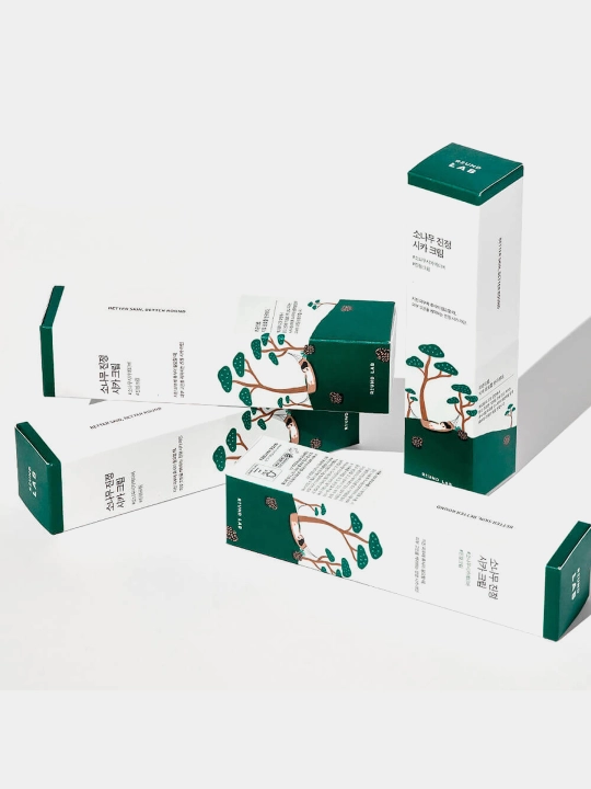 Спф крем для кожи с акне Round Lab Pine Calming Cica Sunscreen