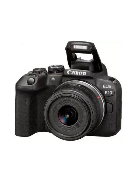 Surat va videolar uchun ko‘zguli universal kamera Canon EOS R10 + RF‑S 18‑45mm IS STM - 
