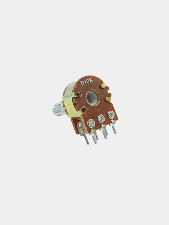 Potensiometr WH148-2 B500K 500 kOm stereo 3+3pin L20 mm, 2-dona