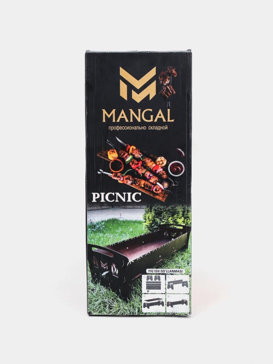 Yig‘ma mangal Pantera Mangaluzb’dan, temir mustahkam, 5 yillik kafolat bilan