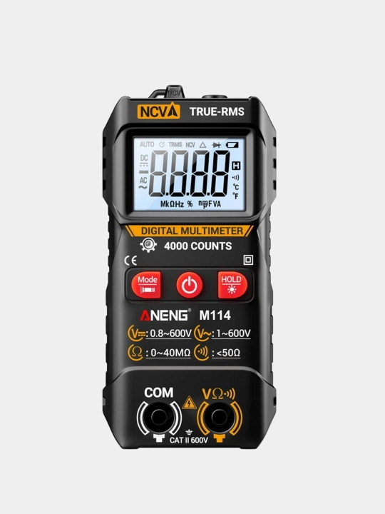 Raqamli avtomatik multimetr, tester, NCV