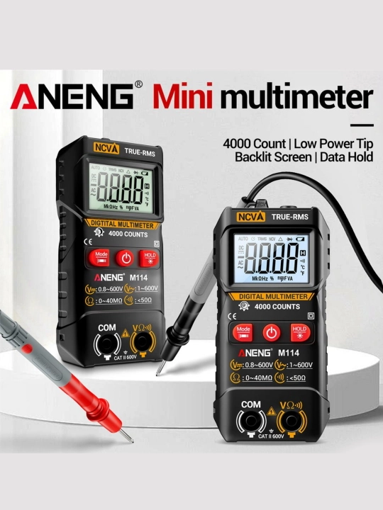 Raqamli avtomatik multimetr, tester, NCV
