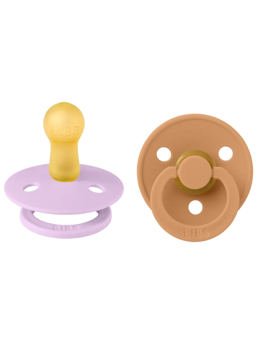 BIBS пустышки Size 2, 6–18 мес, латекс, 2 шт, разные цвета