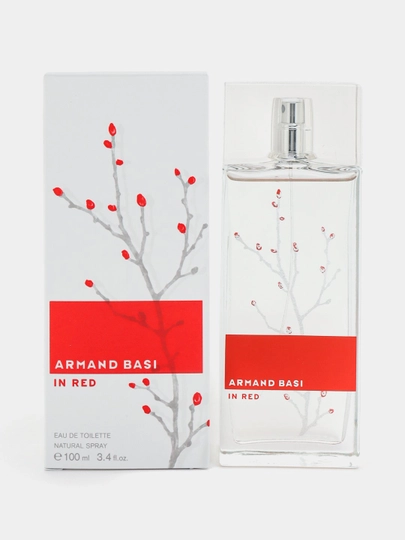 Парфюмерная вода Armand Basi "In Red", женская, древесно-цветочная, 100 мл — ESHOPP-ARMANDBASI
