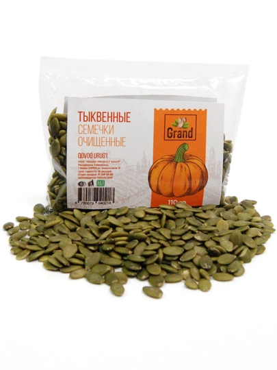 Тыквенные семечки очищенные от "GRAND SPICE" 110 гр — GRSPICE-0067