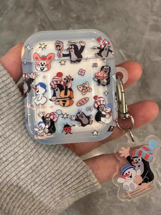 Чехол для беспроводных наушников AirPods 1, 2 pro, 3, 4