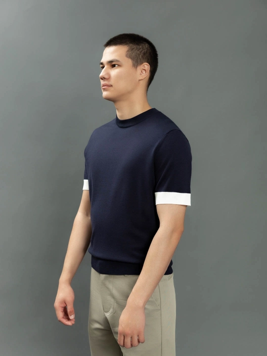 Свитер с коротким рукавом Slim Fit JUST JT9503-2368